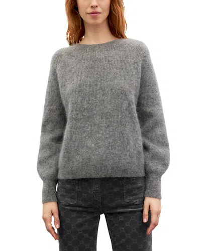 Gerard Darel Riya Raglan Sleeve Sweater In Gray