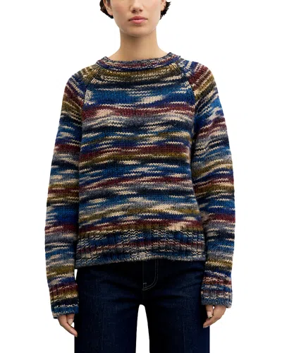Gerard Darel Roane Marled Sweater In Blue