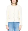 Gerard Darel Ronie Jacket In Ecru