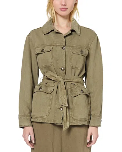 Gerard Darel Rosea Jacket In Khaki Green