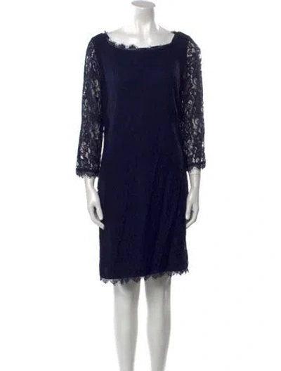 Pre-owned Gerard Darel Scoop Neck Knee-length Dress In Black
