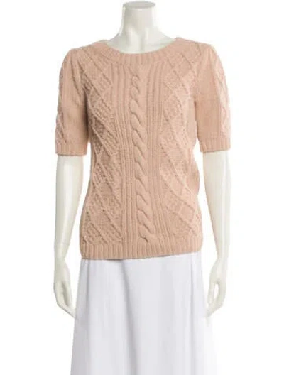 Pre-owned Gerard Darel Scoop Neck Sweater In Neutral