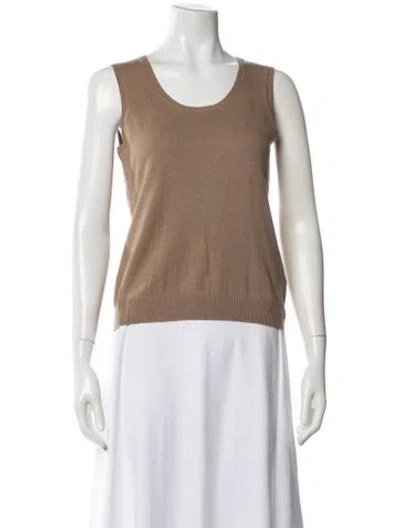 Pre-owned Gerard Darel Scoop Neck Sweater In Neutrals