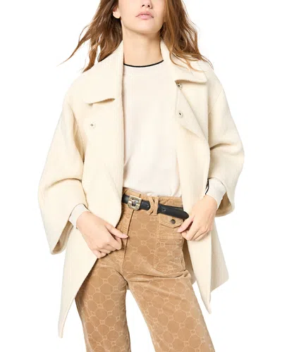 Gerard Darel Selma Flyaway Coat In Natural