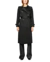 GERARD DAREL SERGE DOUBLE BREASTED COAT