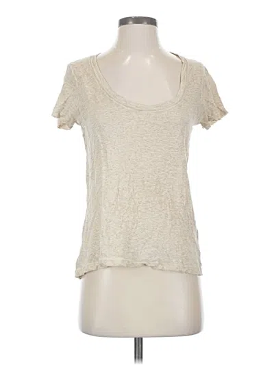 Pre-owned Gerard Darel Short Sleeve T-shirt In Ivory