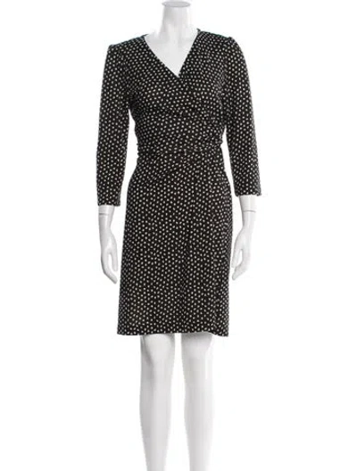 Pre-owned Gerard Darel Silk Knee-length Dress In Green