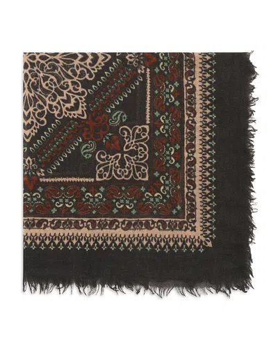 Gerard Darel Sinead Square Wool Scarf In Multi