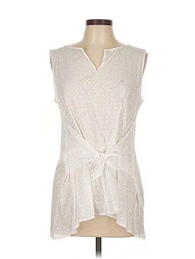 Pre-owned Gerard Darel Sleeveless Blouse In White