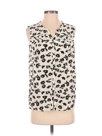 Pre-owned Gerard Darel Sleeveless Button Down Shirt In White