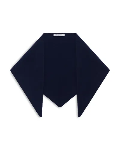 Gerard Darel Sona Cashmere Pointed Ends Scarf In Green