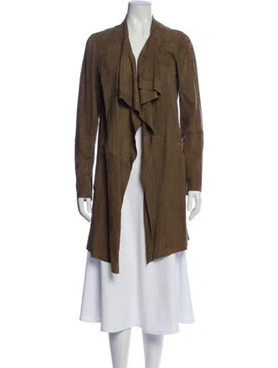 Pre-owned Gerard Darel Suede Jacket In Brown
