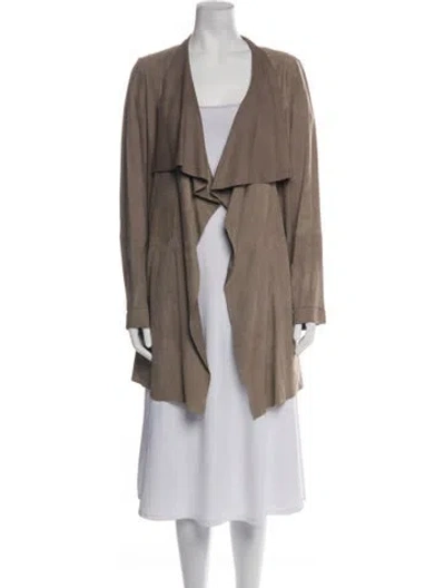 Pre-owned Gerard Darel Suede Jacket In Neutrals
