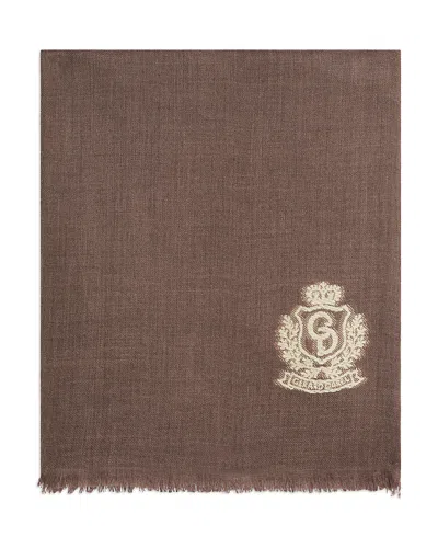 Gerard Darel Suzane Wool Scarf In Brown