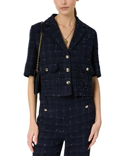 Gerard Darel Tae Buttoned Jacket In Blue
