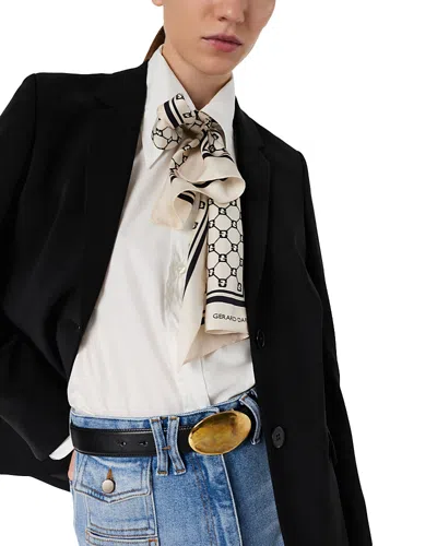 Gerard Darel Taisy Buttoned Jacket In Black