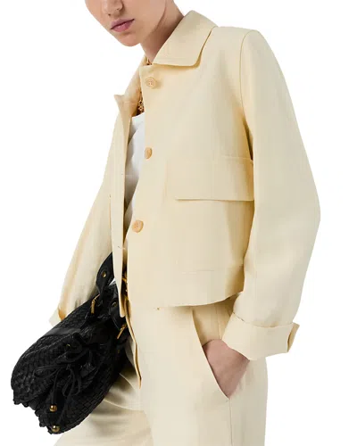 Gerard Darel Tilda Jacket In Gold