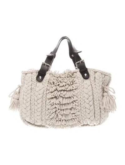 Pre-owned Gerard Darel Top Handle Bag In Neutral