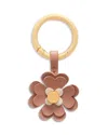 Gerard Darel Trefle Leather Bag Charm In Multi