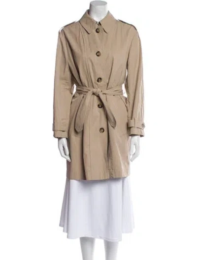 Pre-owned Gerard Darel Trench Coat In Neutral