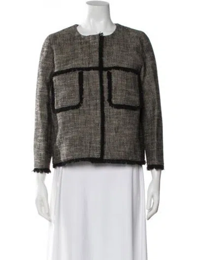 Pre-owned Gerard Darel Tweed Pattern Evening Jacket