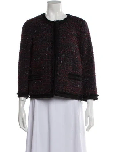 Pre-owned Gerard Darel Tweed Pattern Jacket In Multi