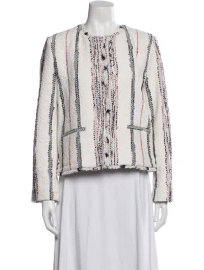 Pre-owned Gerard Darel Tweed Pattern Jacket In Multi
