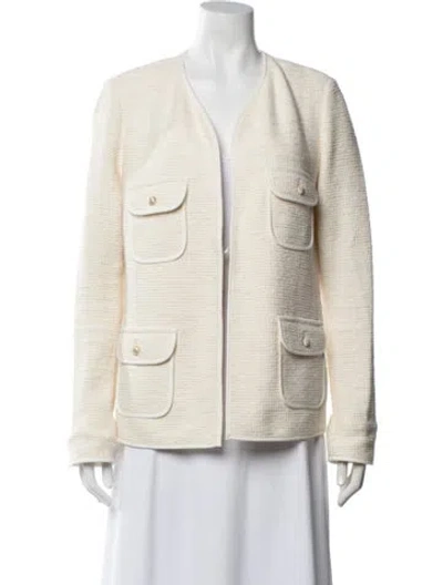 Pre-owned Gerard Darel Tweed Pattern Jacket In Neutral