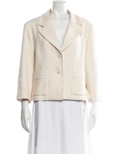 Pre-owned Gerard Darel Tweed Pattern Jacket In Neutrals