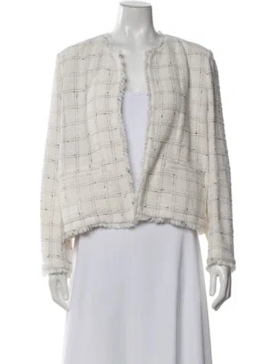 Pre-owned Gerard Darel Tweed Pattern Jacket In Neutrals