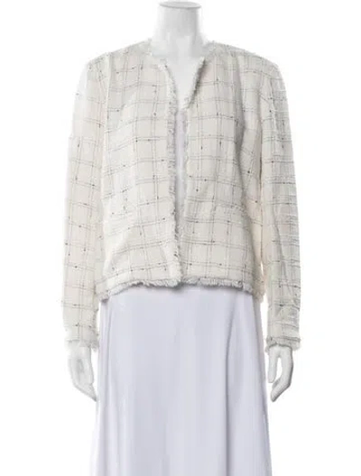 Pre-owned Gerard Darel Tweed Pattern Jacket In Neutrals
