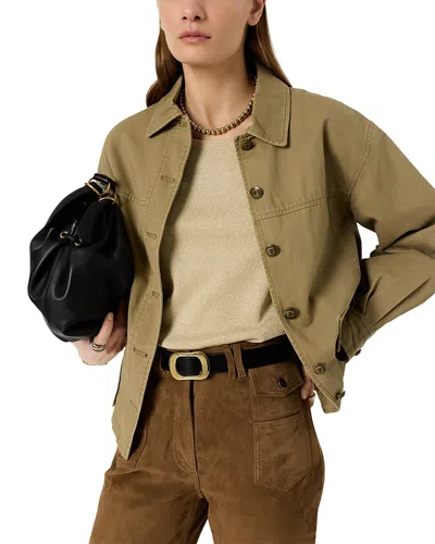 Gerard Darel Tyana Buttoned Jacket In Multi