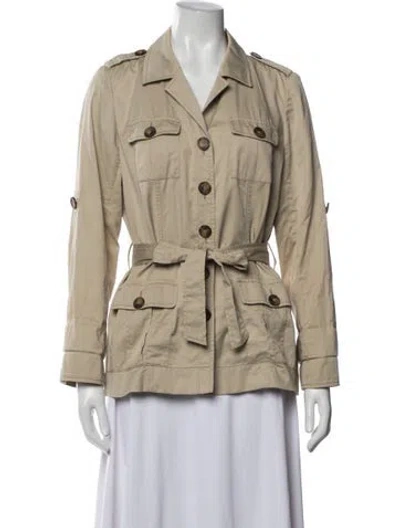 Pre-owned Gerard Darel Utility Jacket In Neutrals