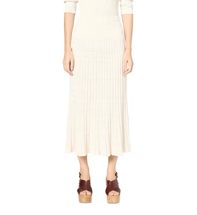 Gerard Darel Valonia Skirt In Ecru