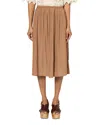 Gerard Darel Vania Pleated Skirt In Brown