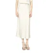 Gerard Darel Vesanie Midi Skirt In Ecru