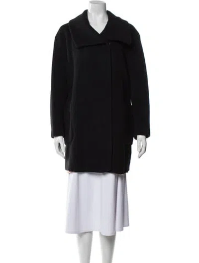 Pre-owned Gerard Darel Virgin Wool Coat In Black