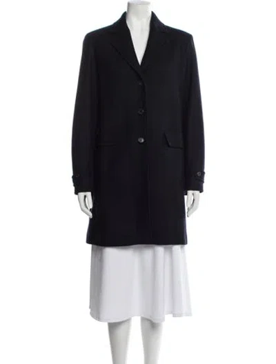 Pre-owned Gerard Darel Virgin Wool Coat In Blue