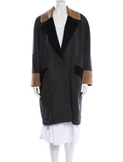 Pre-owned Gerard Darel Virgin Wool Coat In Gray