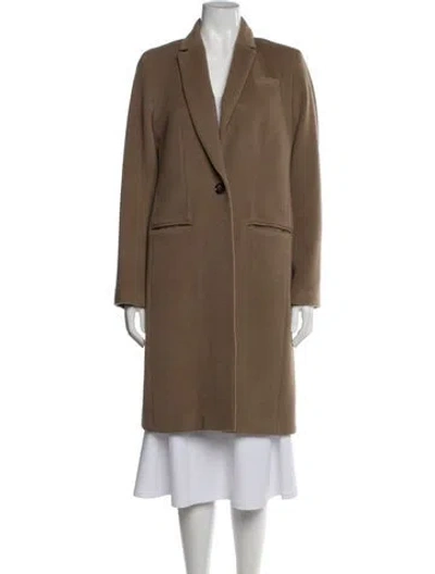 Pre-owned Gerard Darel Virgin Wool Coat In Neutrals