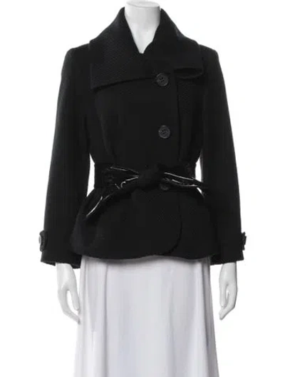 Pre-owned Gerard Darel Virgin Wool Jacket In Black