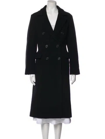 Pre-owned Gerard Darel Virgin Wool Trench Coat In Black