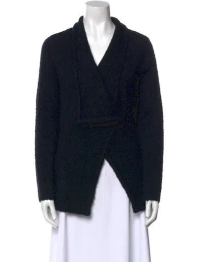 Pre-owned Gerard Darel V-neck Sweater In Black