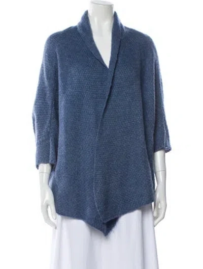 Pre-owned Gerard Darel V-neck Sweater In Blue