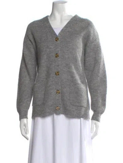 Pre-owned Gerard Darel V-neck Sweater W/ Tags In Gray
