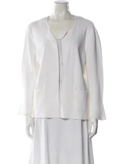 Pre-owned Gerard Darel V-neck Sweater In White