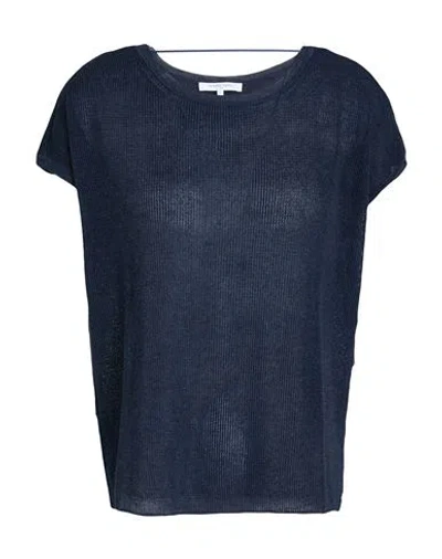 Gerard Darel Woman Sweater Navy Size 2 Viscose, Polyester In Blue
