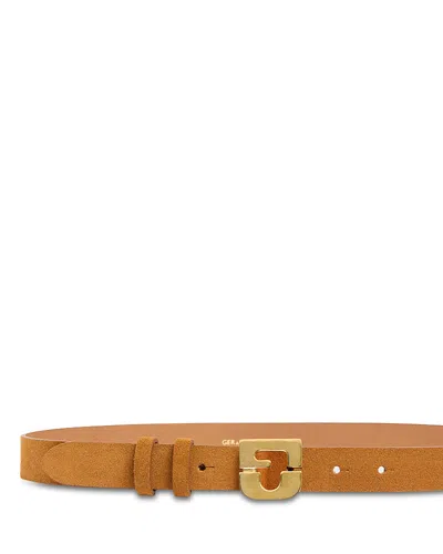 Gerard Darel Women's Le Lauren Suede Belt In Tan