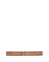 Gerard Darel Women's Paloma Raffia Belt In Cognac