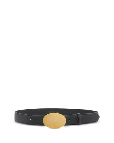 Gerard Darel Women's Serena Leather Belt In Black